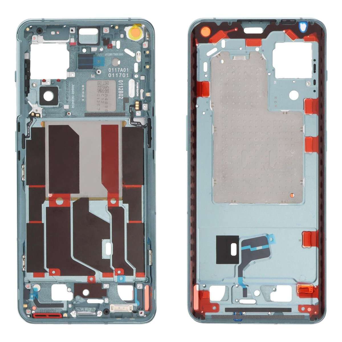 For OnePlus 10 Pro NE2210 NE2211 NE2213 Middle Frame Bezel Plate (Black)