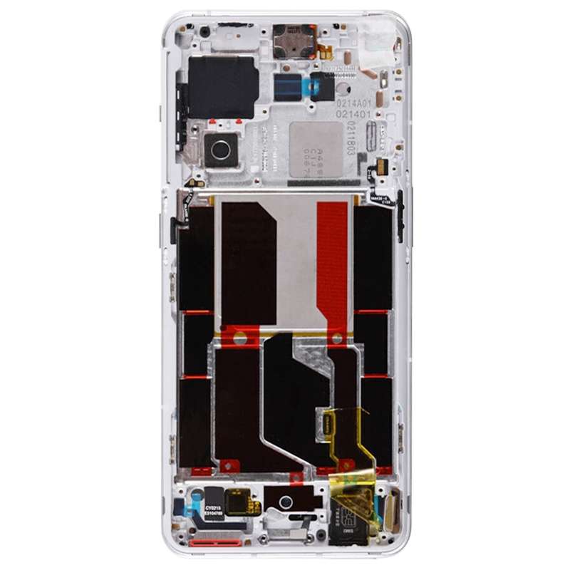 For OnePlus 10 Pro NE2210 NE2211 NE2213 Middle Frame Bezel Plate (Black)