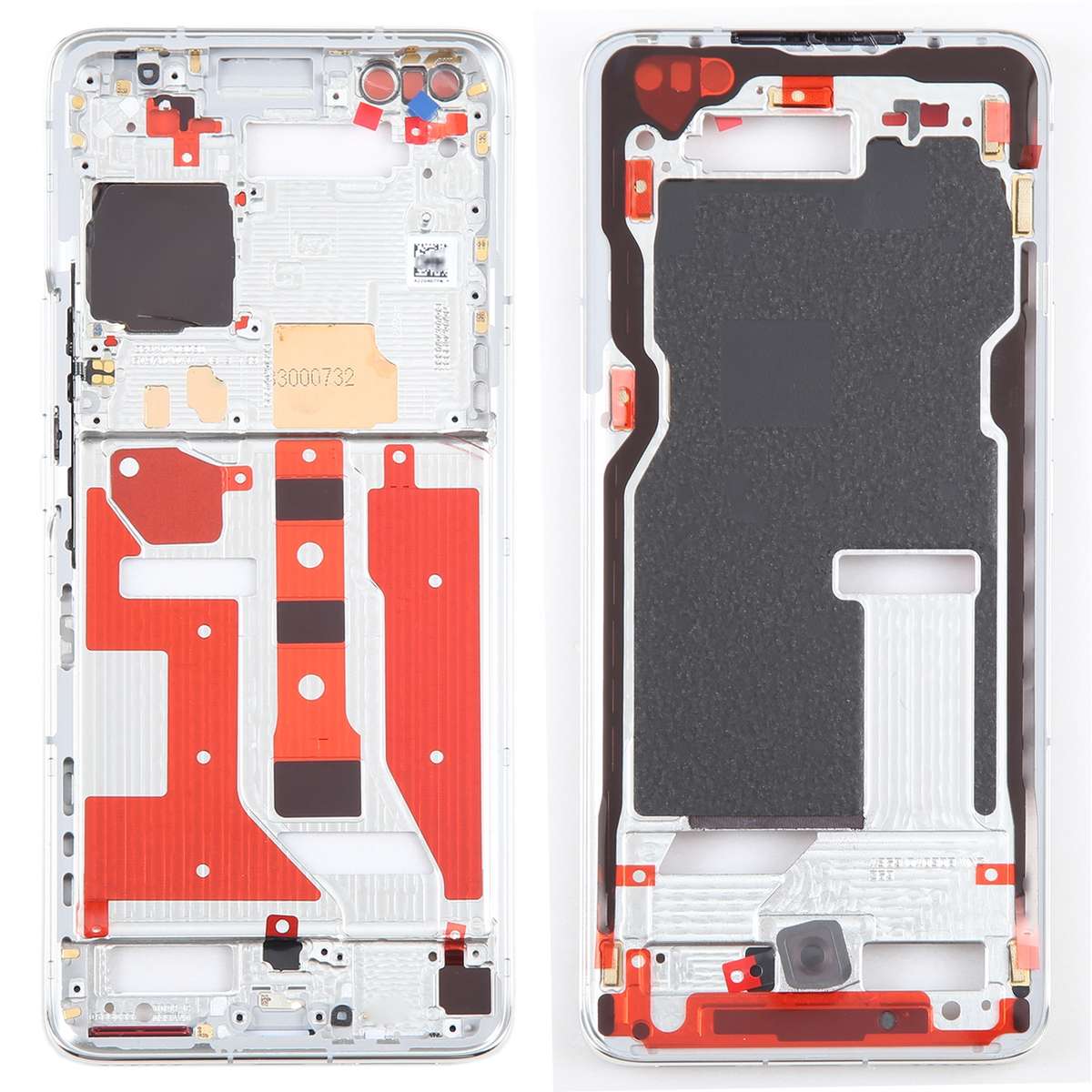 For Honor Magic4 Pro Front Housing LCD Frame Bezel Plate(Black)