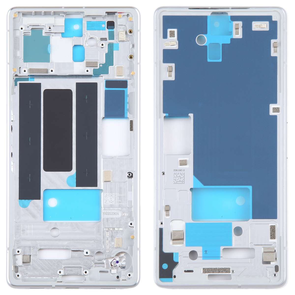 For Google Pixel 7A Original Middle Frame Bezel Plate (Blue)