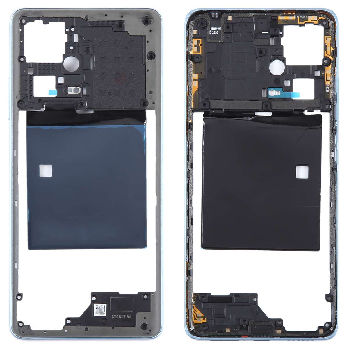 For Xiaomi Redmi Note 12 Pro+ Original Middle Frame Bezel Plate (Black)