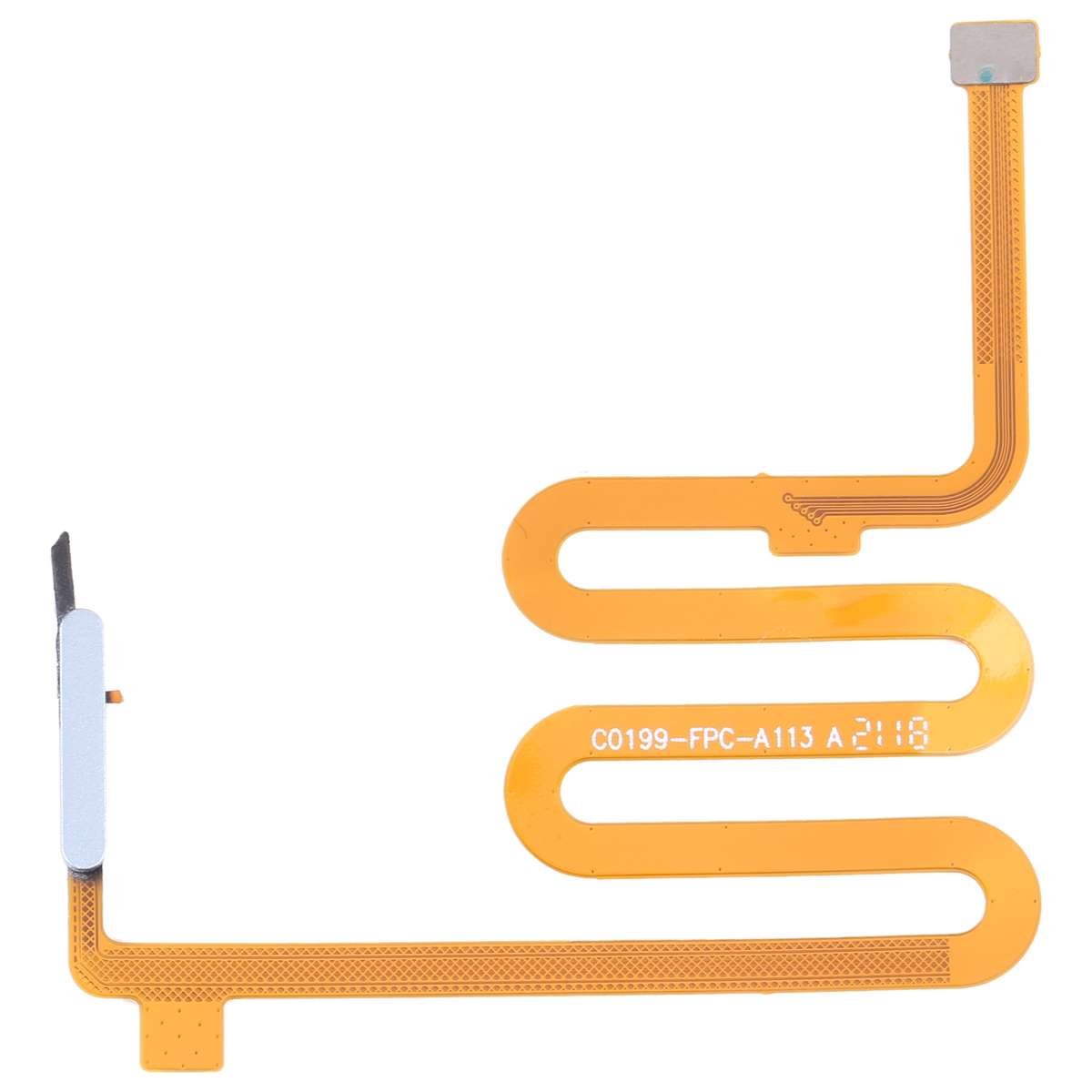 For Infinix Note 10 Pro Original Fingerprint Sensor Flex Cable (Black)
