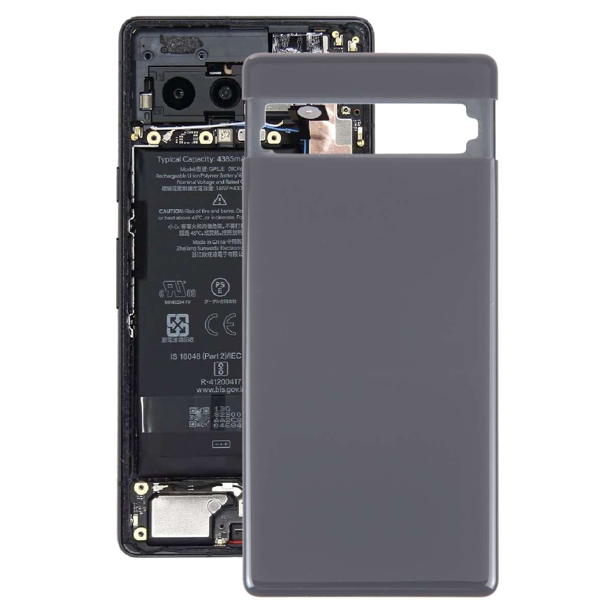 For Google Pixel 7a Original Battery Back Cover(Blue)