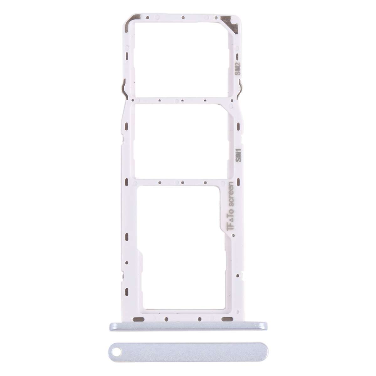 For Nokia G20 Original SIM + SIM + Micro SD Card Tray (Blue)