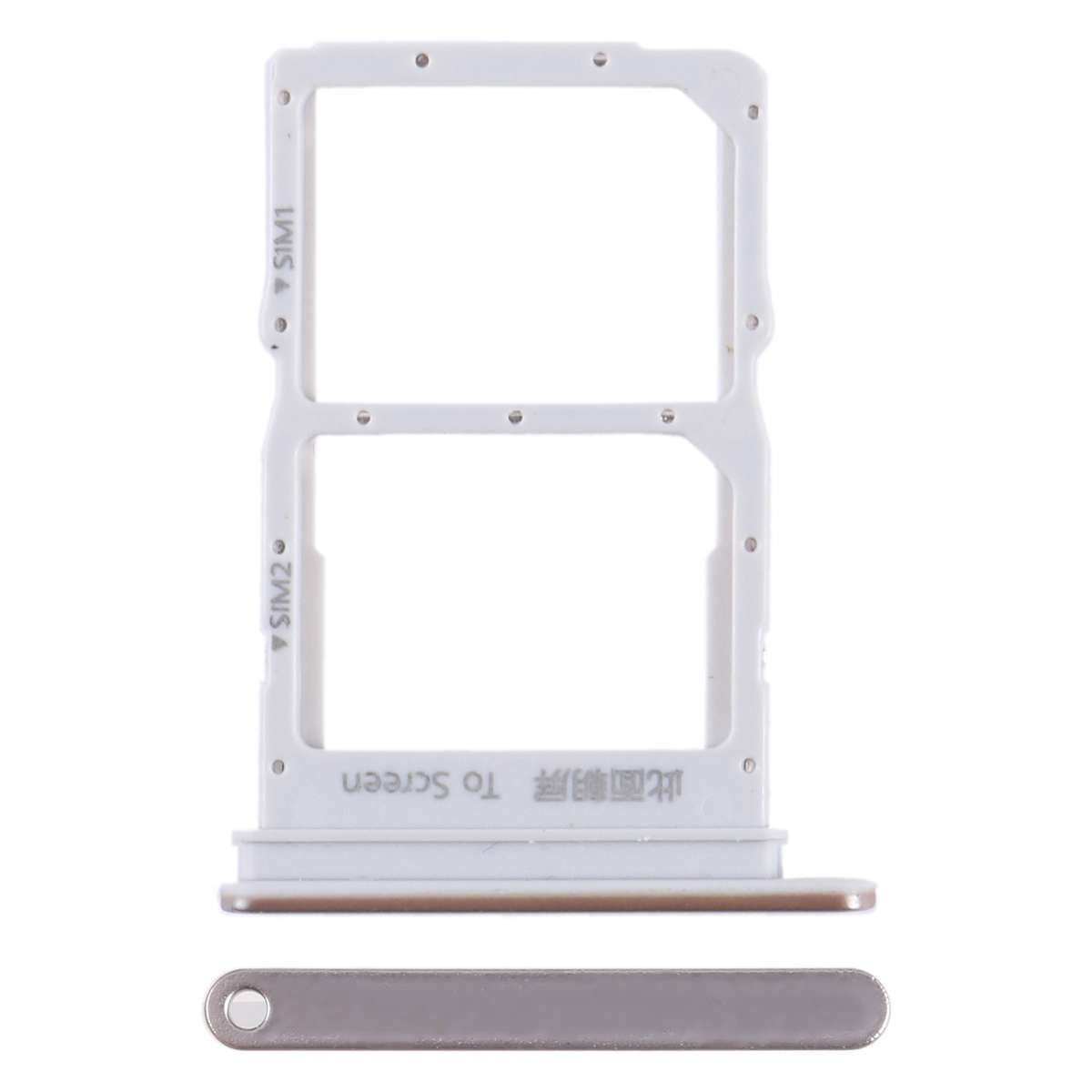 For Huawei Nzone S7 Pro+ 5G SIM + SIM Card Tray (Black)