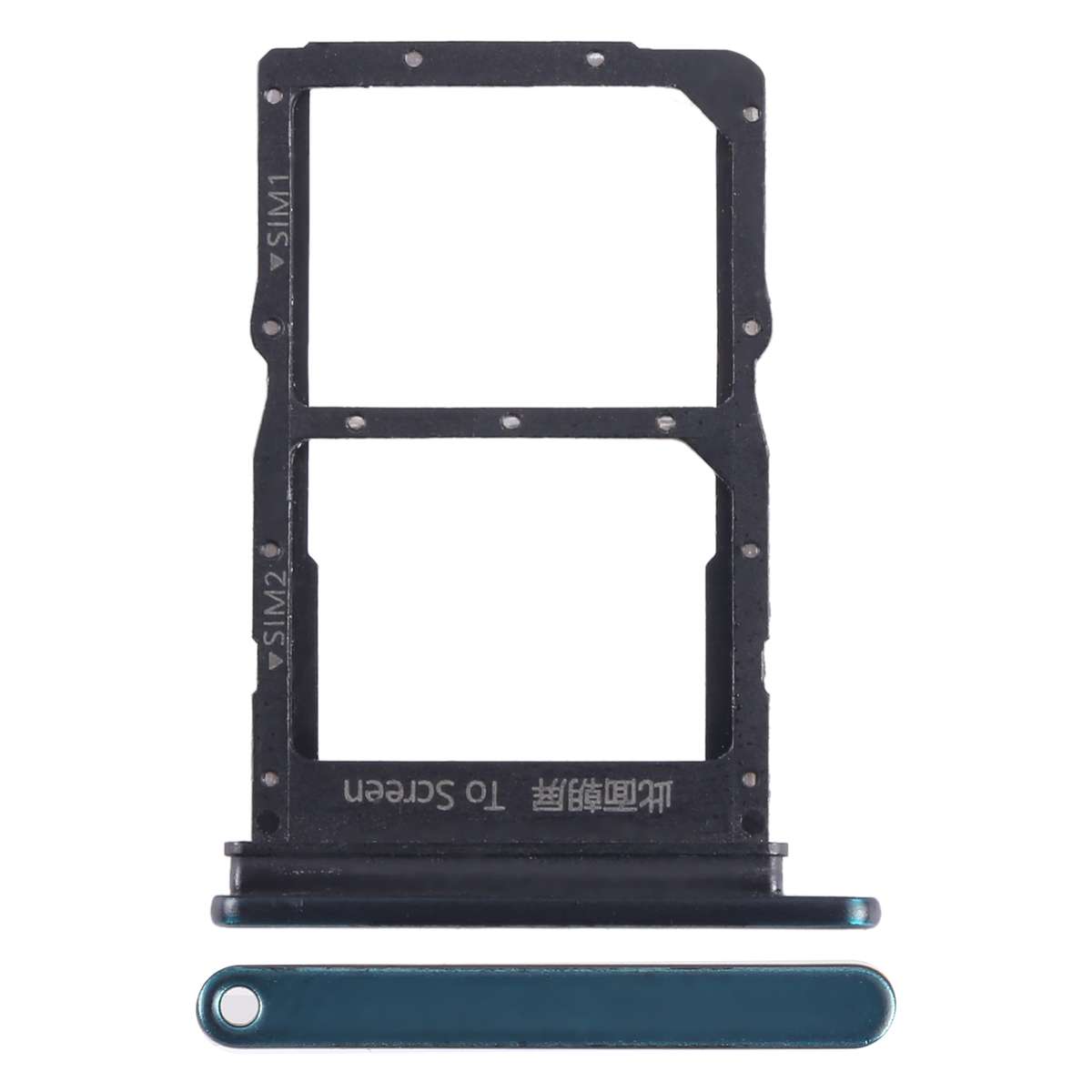 For Honor Play 20 Pro SIM + SIM Card Tray (Black)