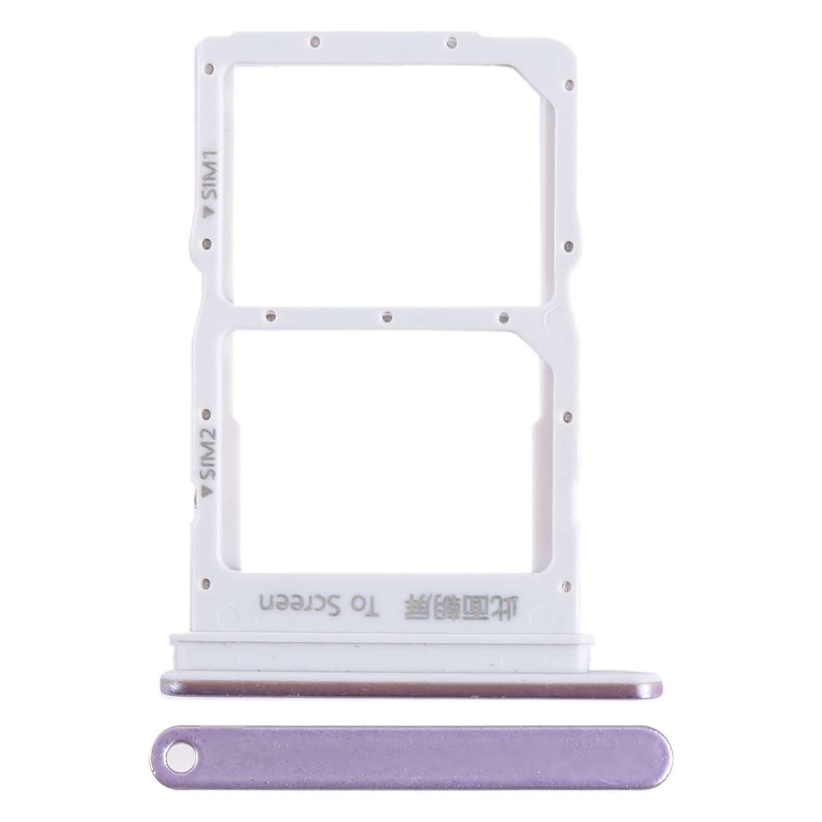 For Honor Play 20 Pro SIM + SIM Card Tray (Black)