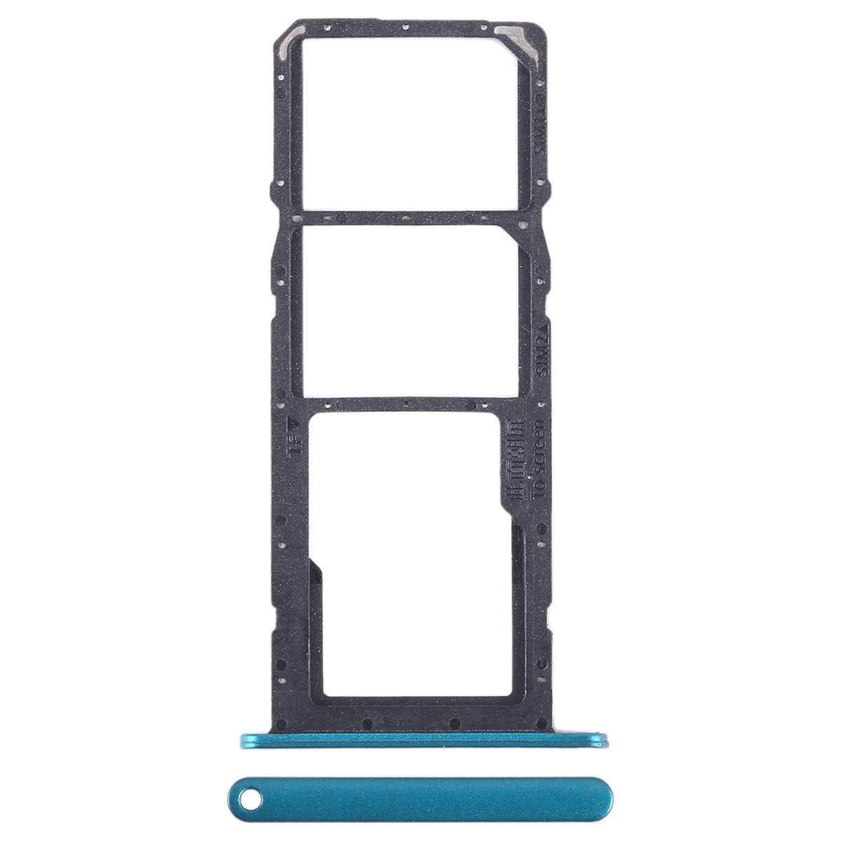 For Honor X10 Lite SIM + SIM + Micro SD Card Tray (Gold)