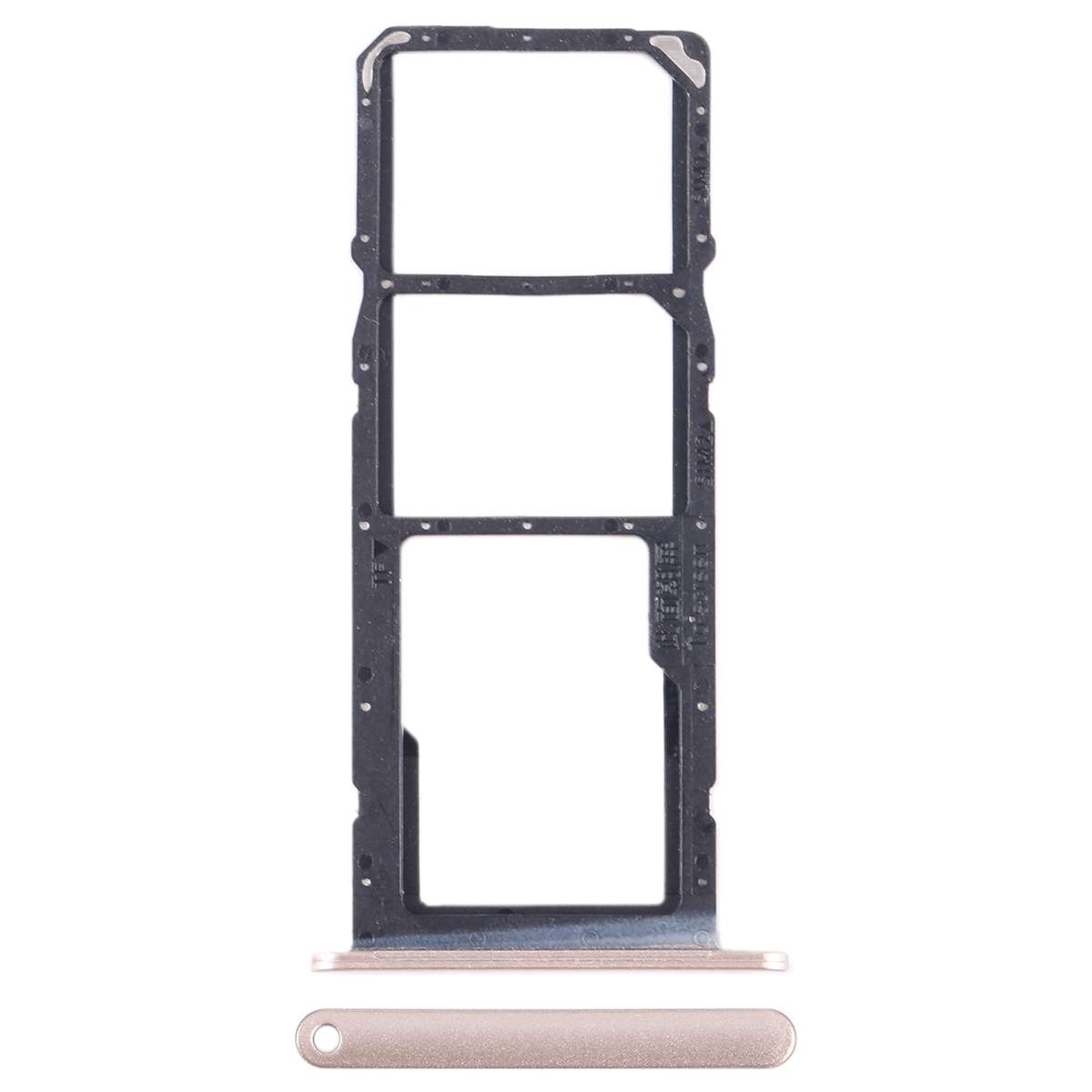 For Honor X10 Lite SIM + SIM + Micro SD Card Tray (Gold)