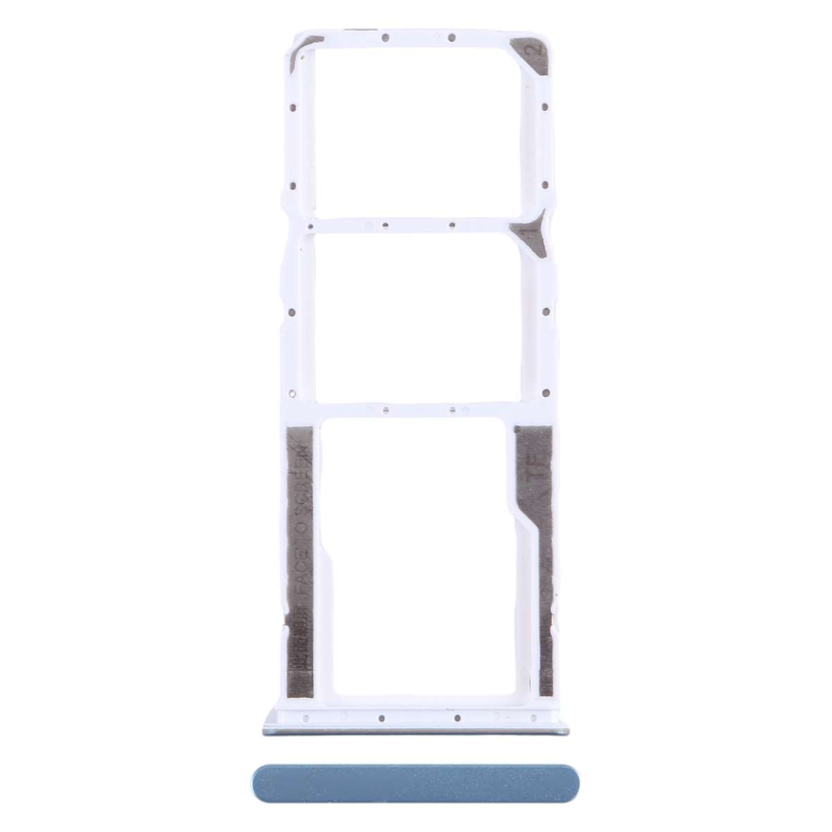For Xiaomi Poco M4 Pro SIM Card Tray + SIM Card Tray + Micro SD Card Tray (Black)