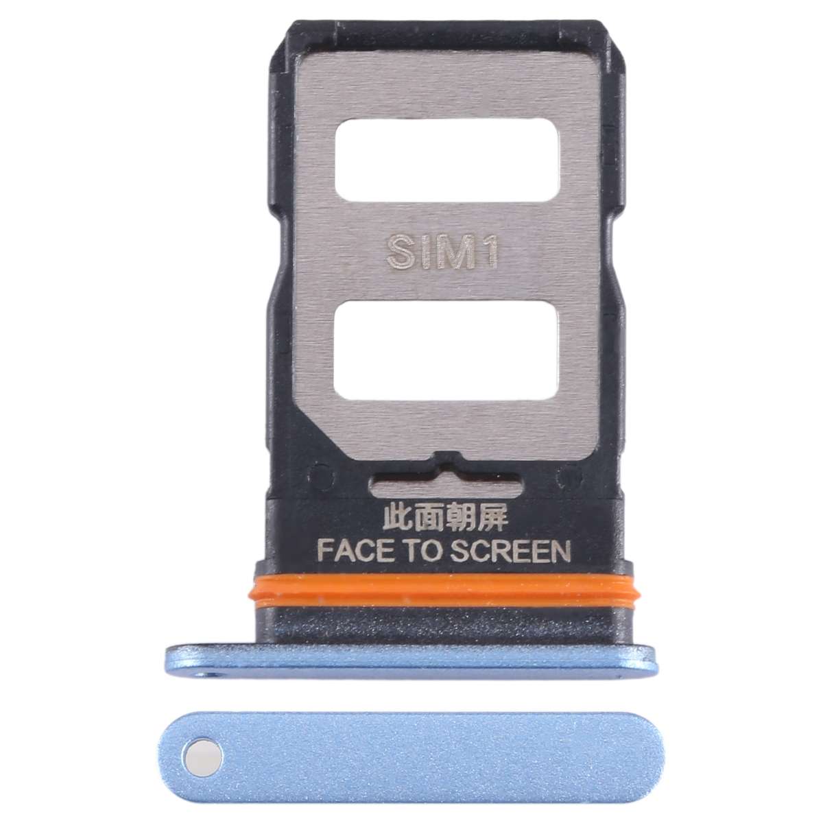 For Xiaomi Poco X5 Pro SIM Card Tray + SIM Card Tray (Black)