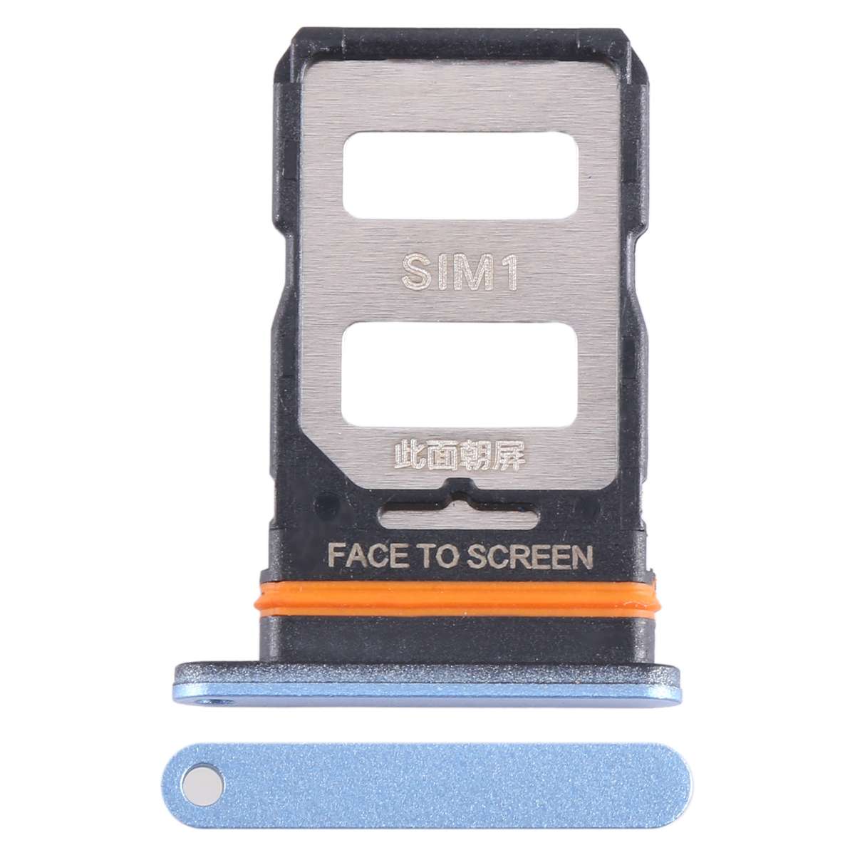 For Xiaomi Redmi Note 12 Pro+ 5G SIM Card Tray + SIM Card Tray (Black)