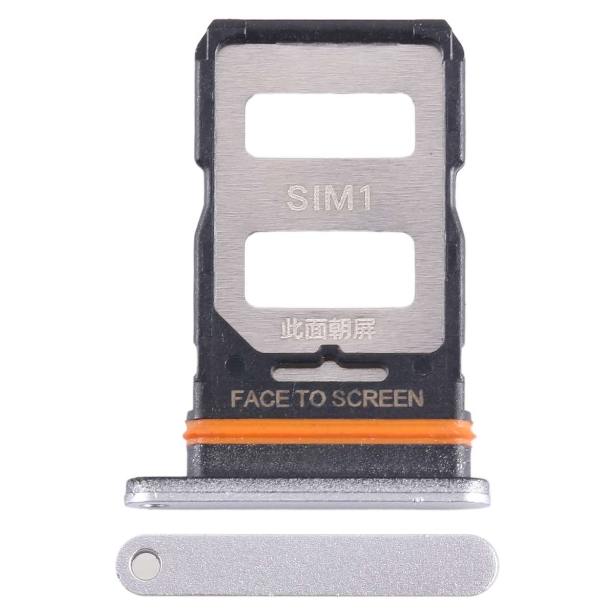 For Xiaomi Redmi Note 12 Pro+ 5G SIM Card Tray + SIM Card Tray (Black)