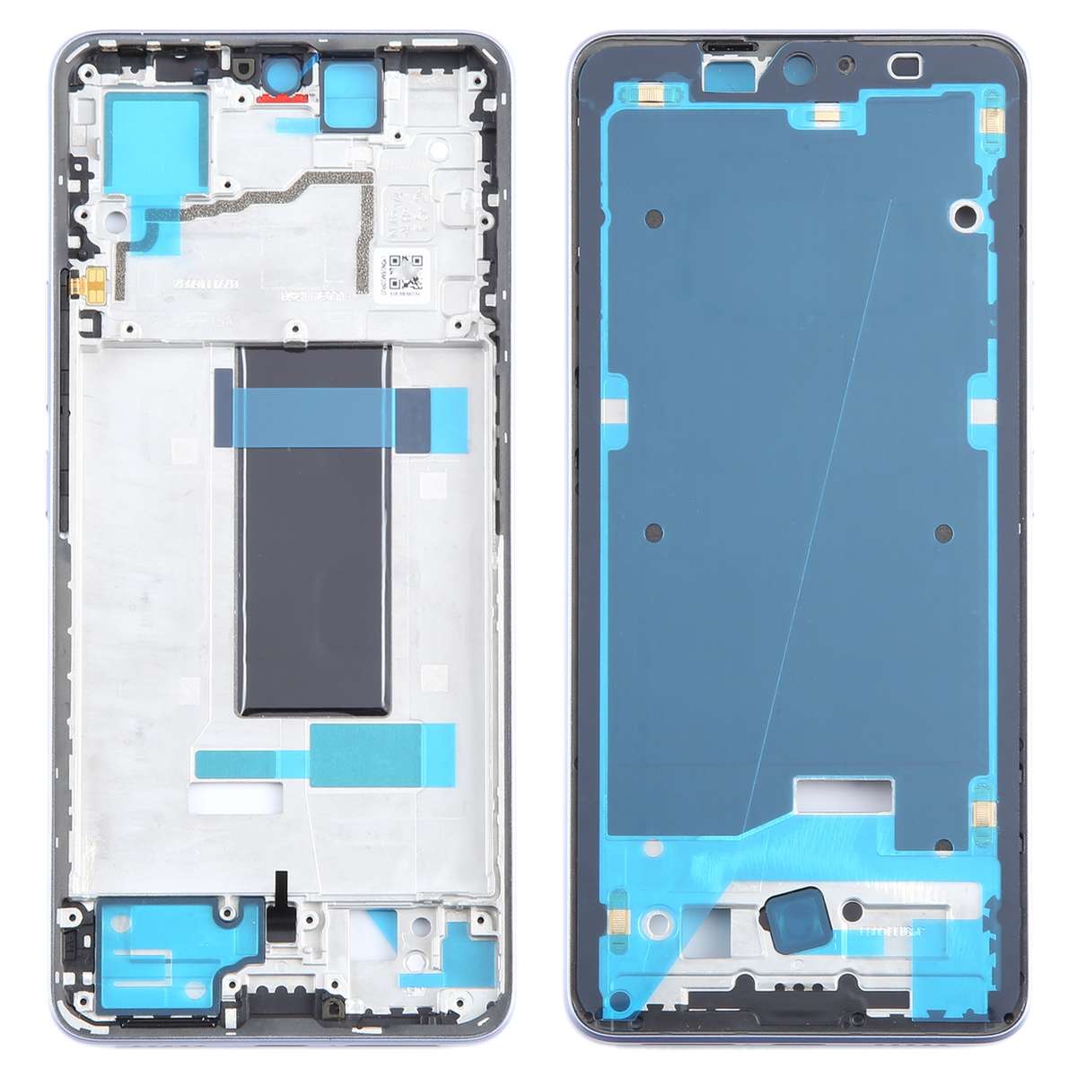 For Xiaomi Redmi Note 13 Pro 5G Original Front Housing LCD Frame Bezel Plate (Black)