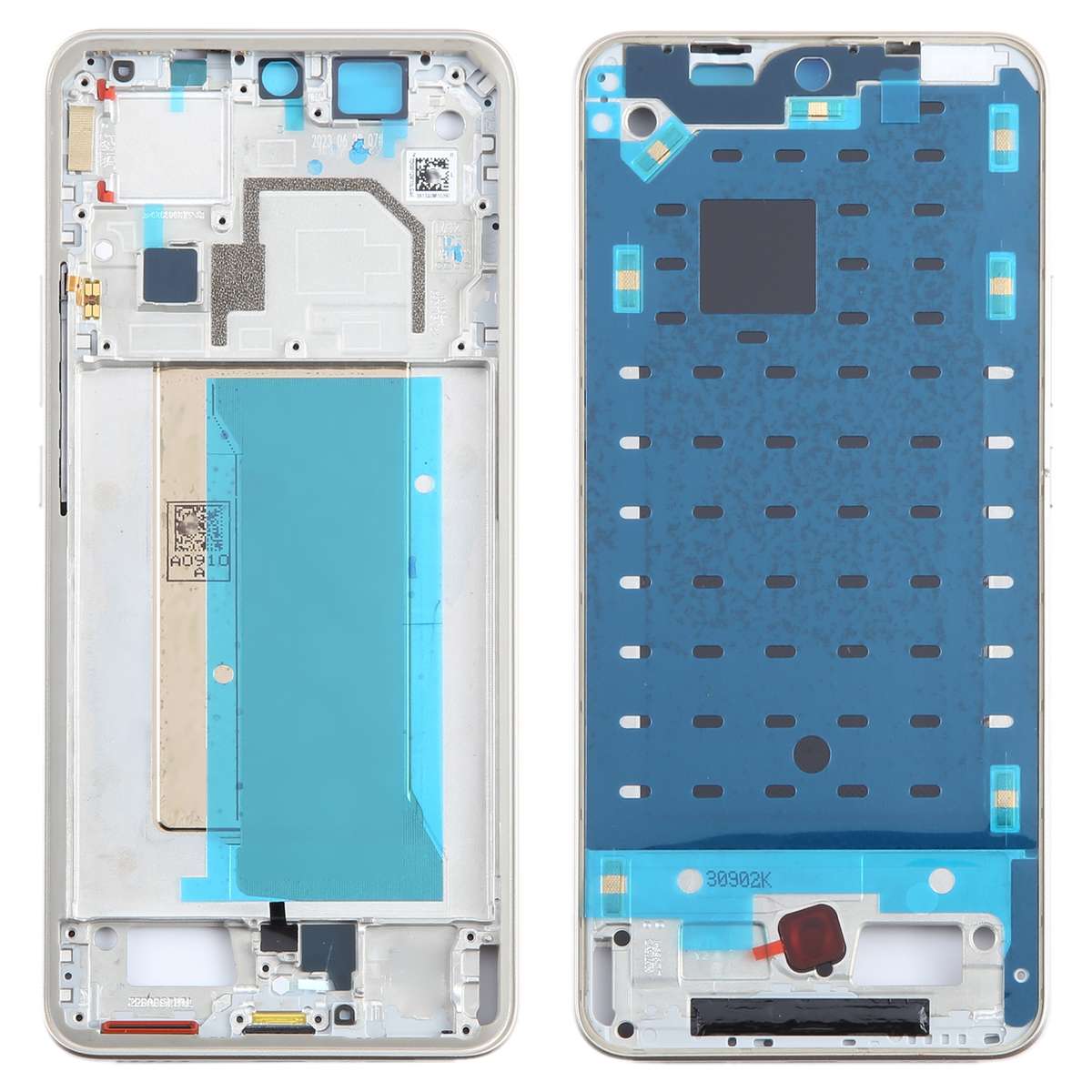 For Xiaomi Redmi K60 Ultra Original Front Housing LCD Frame Bezel Plate (Black)