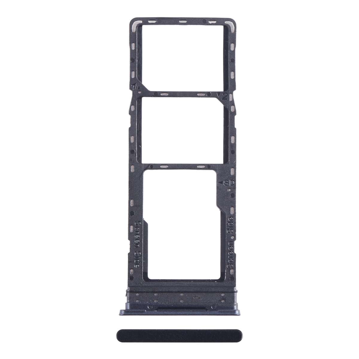 For Tecno Pova Neo SIM Card Tray + SIM Card Tray + Micro SD Card Tray (Blue)