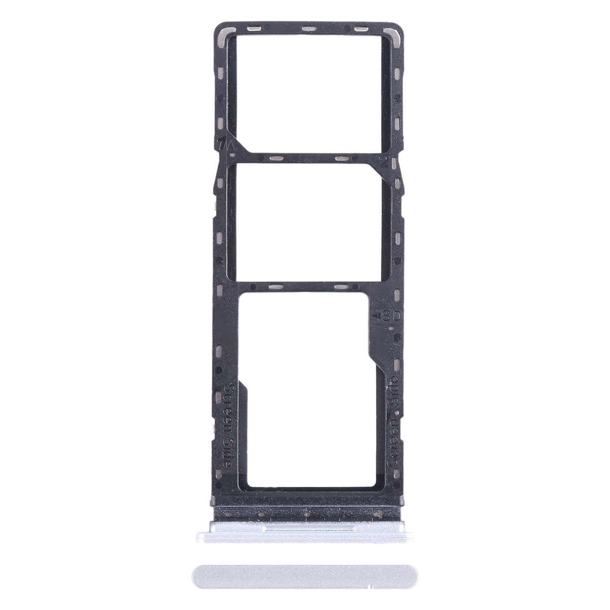 For Tecno Spark 8C KG5k SIM Card Tray + SIM Card Tray + Micro SD Card Tray (Green)