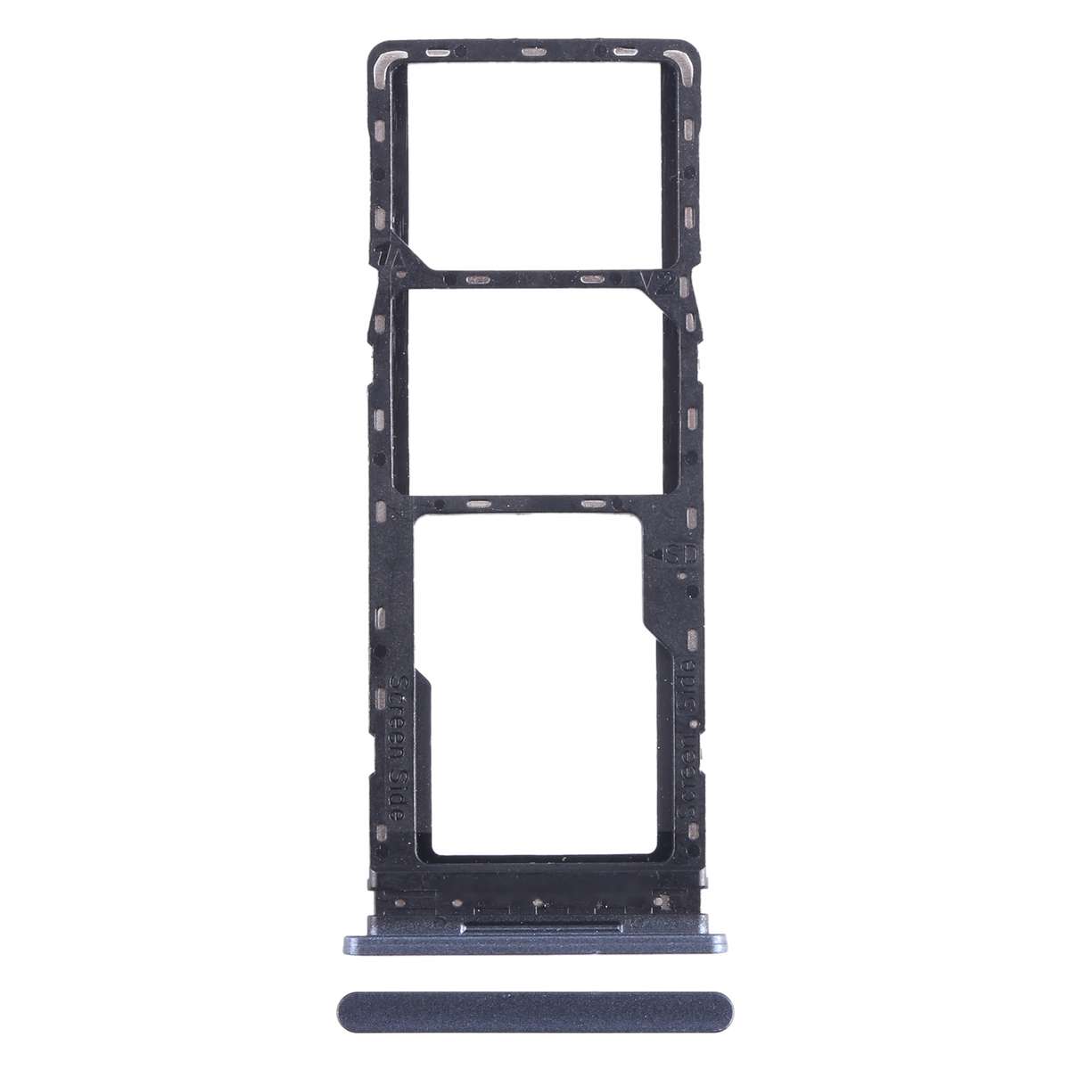 For Tecno Spark 8C KG5k SIM Card Tray + SIM Card Tray + Micro SD Card Tray (Green)