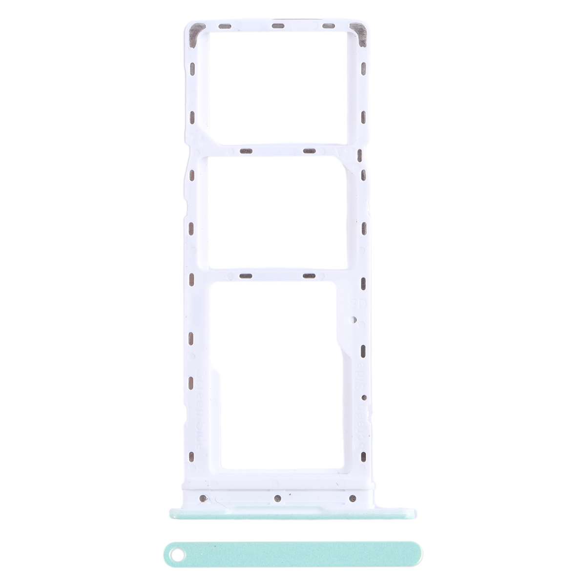 For Infinix Smart 7 HD X6516 SIM Card Tray + SIM Card Tray + Micro SD Card Tray (Black)