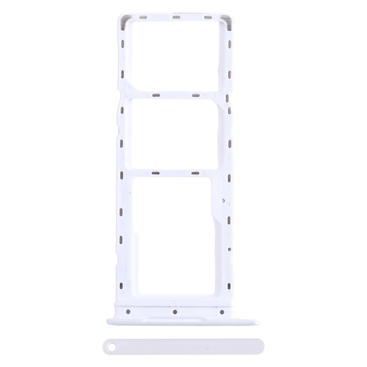 For Infinix Smart 7 HD X6516 SIM Card Tray + SIM Card Tray + Micro SD Card Tray (Black)