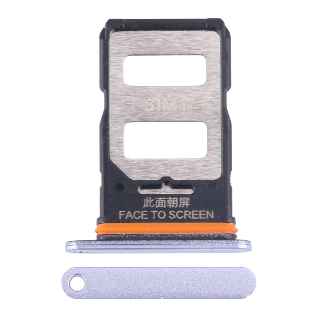 For Xiaomi Redmi Note 13 Pro 5G SIM Card Tray + SIM Card Tray (Black)