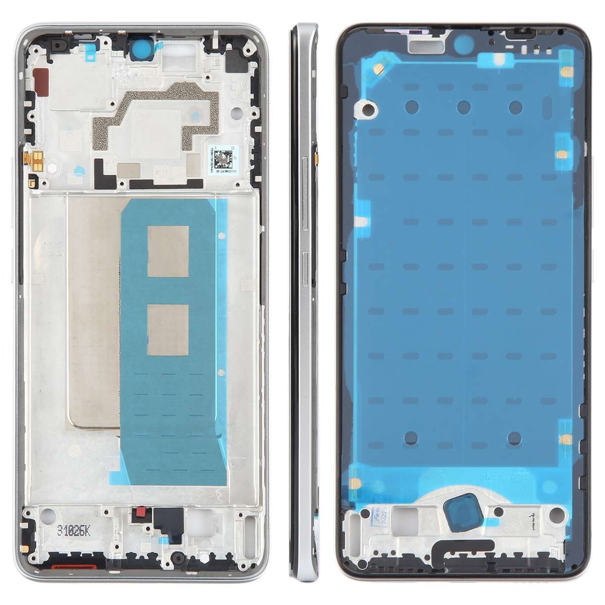 For Xiaomi Poco F5 Pro Original Front Housing LCD Frame Bezel Plate (Black)