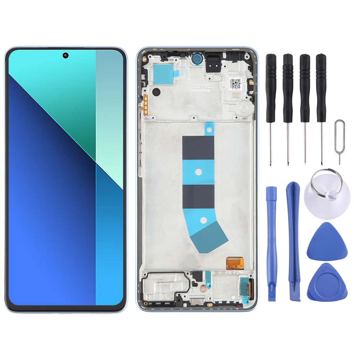 For Xiaomi Redmi Note 13 4G Original AMOLED Material LCD Screen Digitizer Full Assembly with Frame (