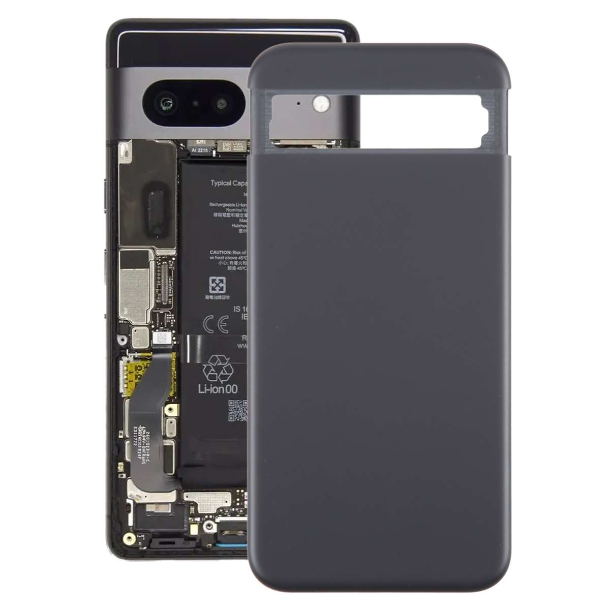 For Google Pixel 8a Original Battery Back Cover(Blue)