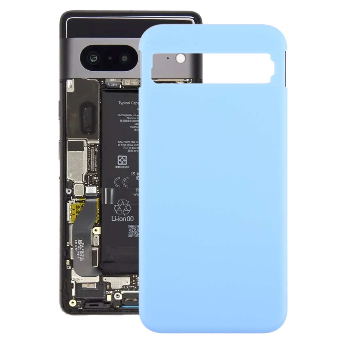 For Google Pixel 8a Original Battery Back Cover(Blue)