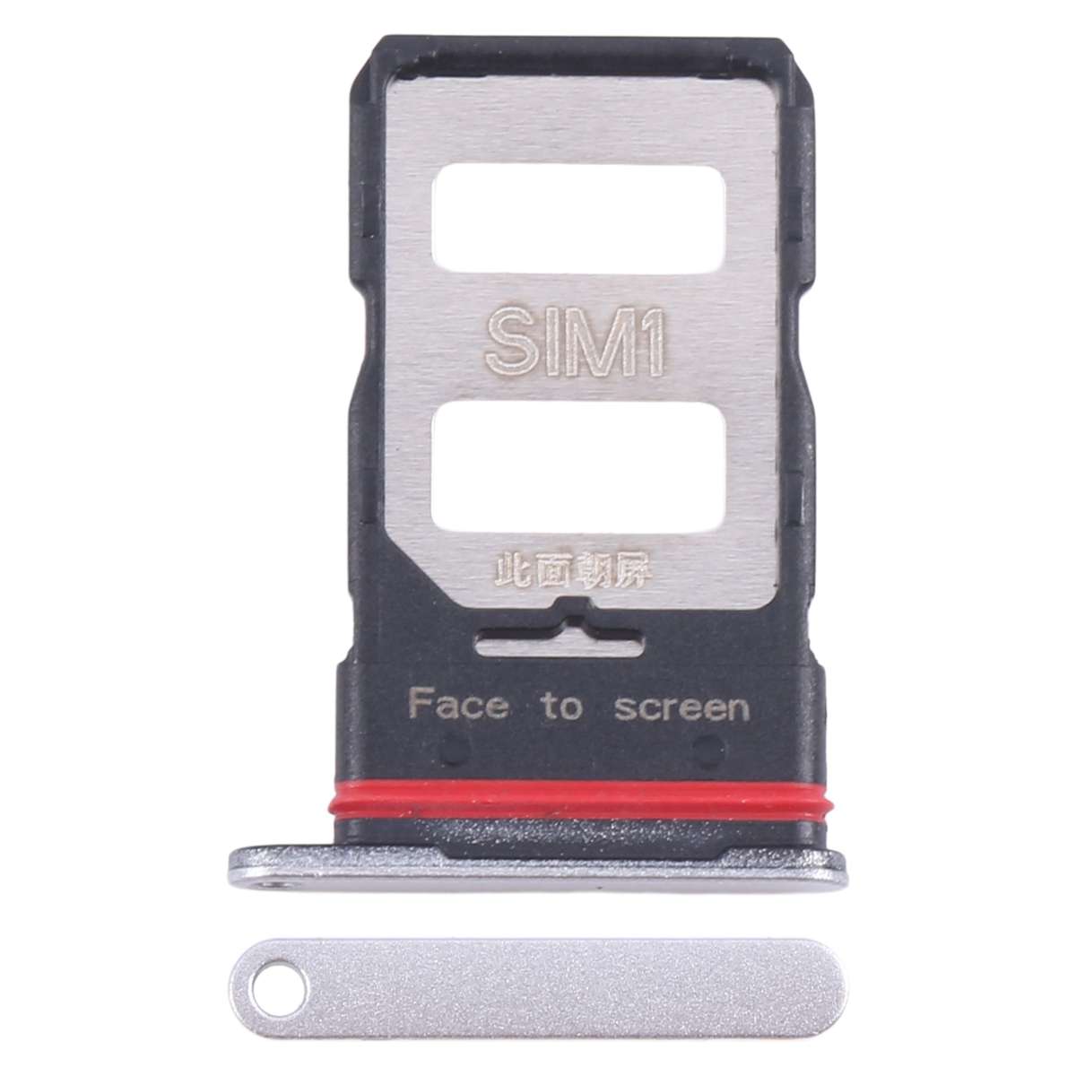 For Xiaomi Poco X6 Pro 5G Original SIM Card Tray + SIM Card Tray (Black)