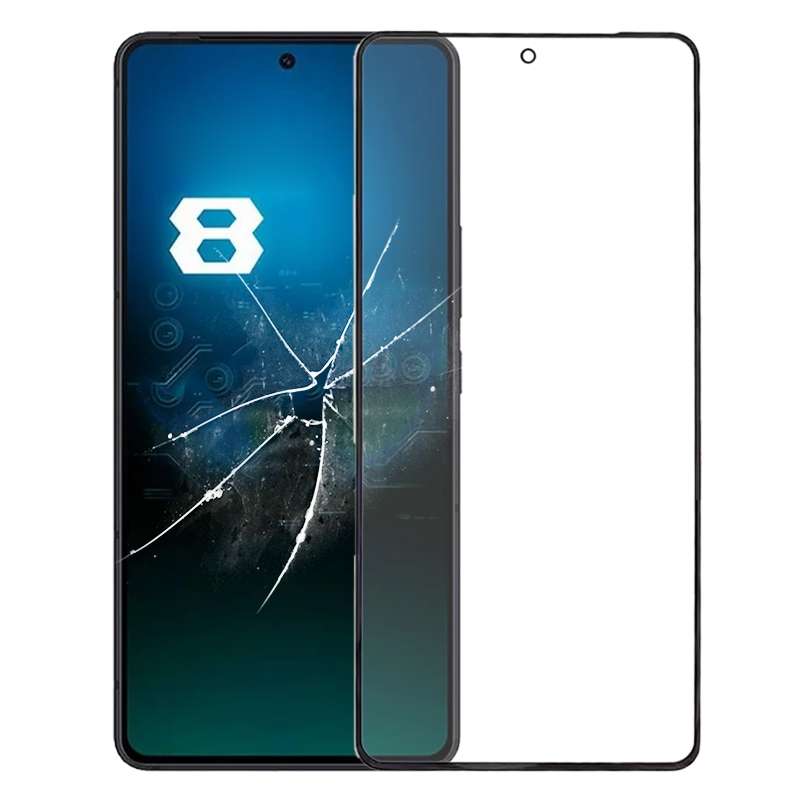 For Asus ROG Phone 8 Pro 5G Front Screen Outer Glass Lens with OCA Optically Clear Adhesive