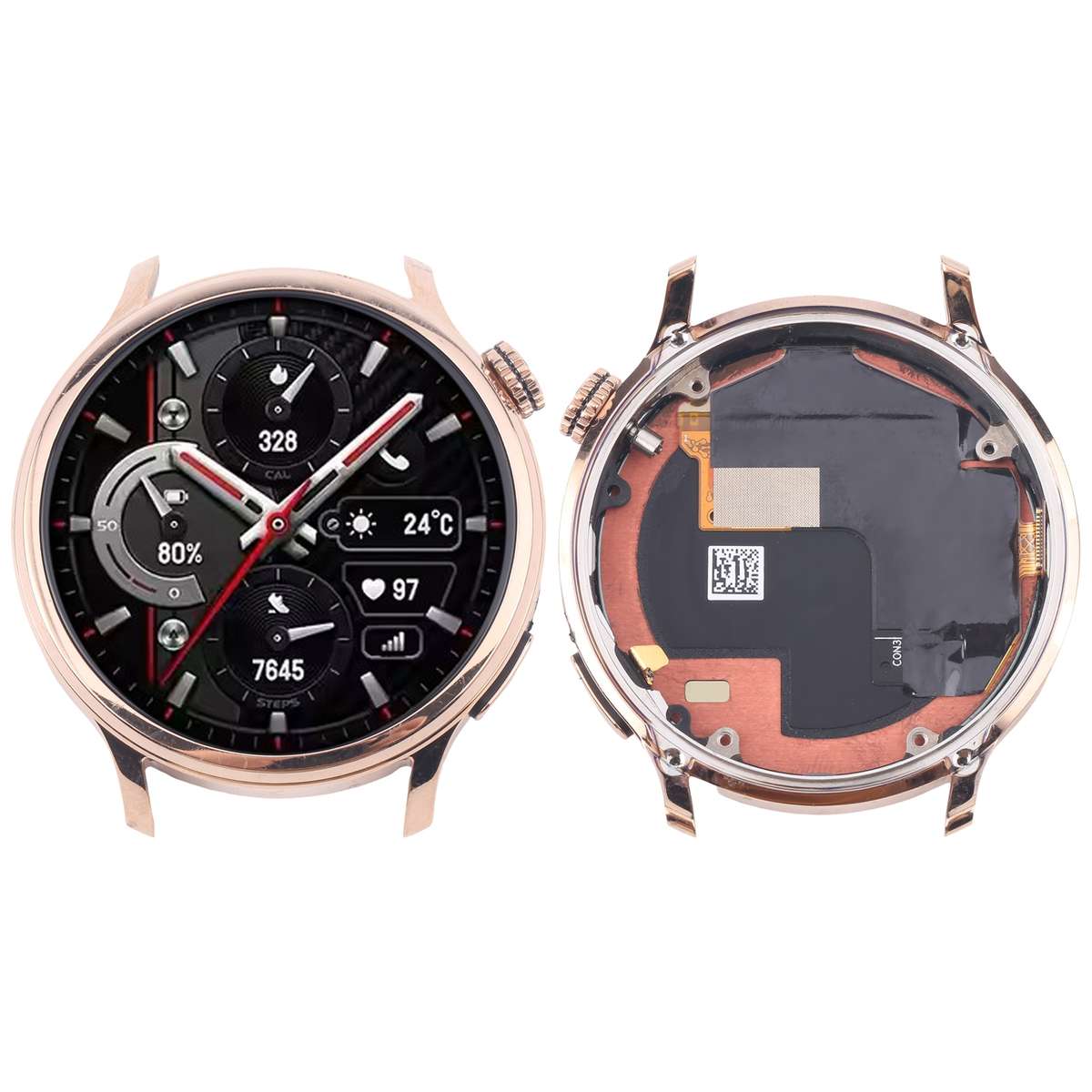 For Honor Watch 4 Pro Original LCD Screen and Digitizer Full Assembly With Frame (Black)