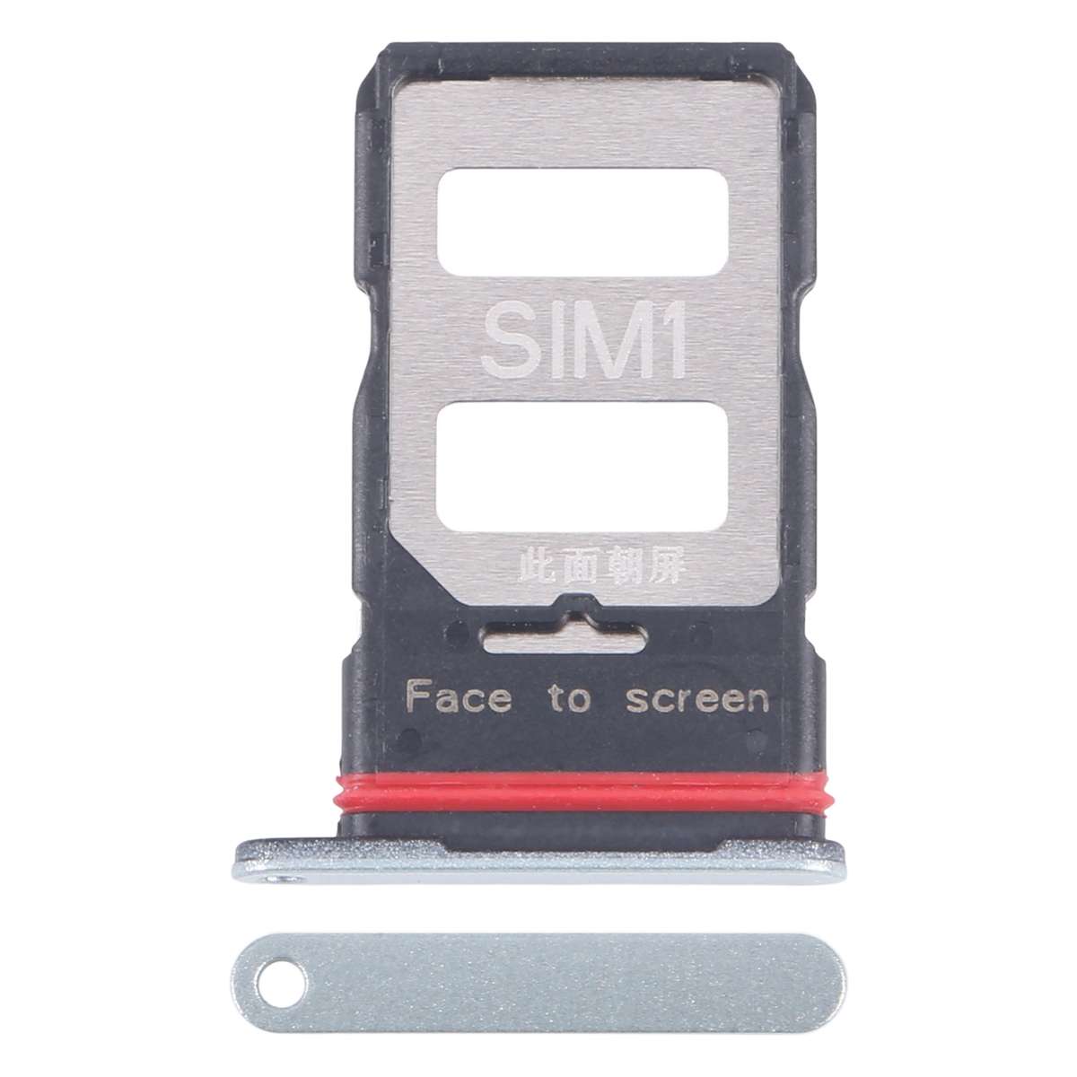 For Xiaomi Poco X6 Pro Original SIM Card Tray + SIM Card Tray (Black)