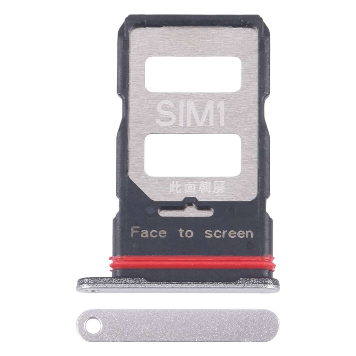 For Xiaomi Poco X6 Pro Original SIM Card Tray + SIM Card Tray (Black)