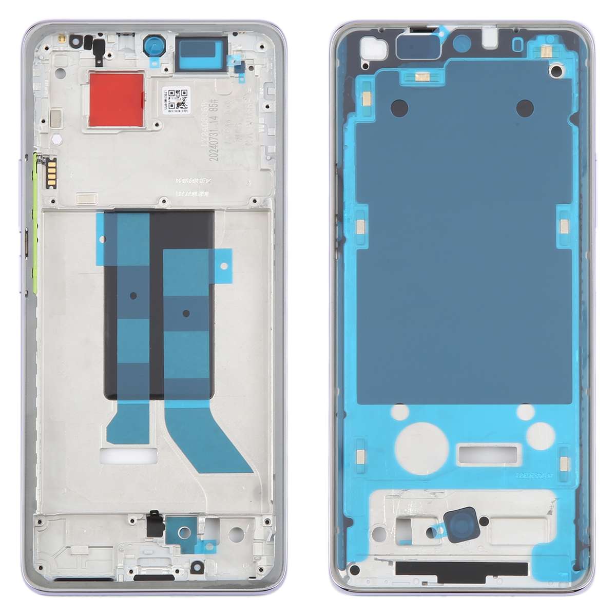 For Xiaomi Redmi Note 14 Pro 5G Original Middle Frame Bezel Plate (Black)