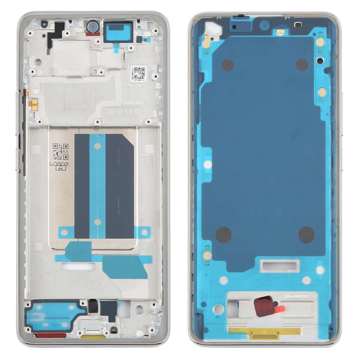 For Xiaomi Redmi Note 14 Pro+ 5G Original Middle Frame Bezel Plate (Black)