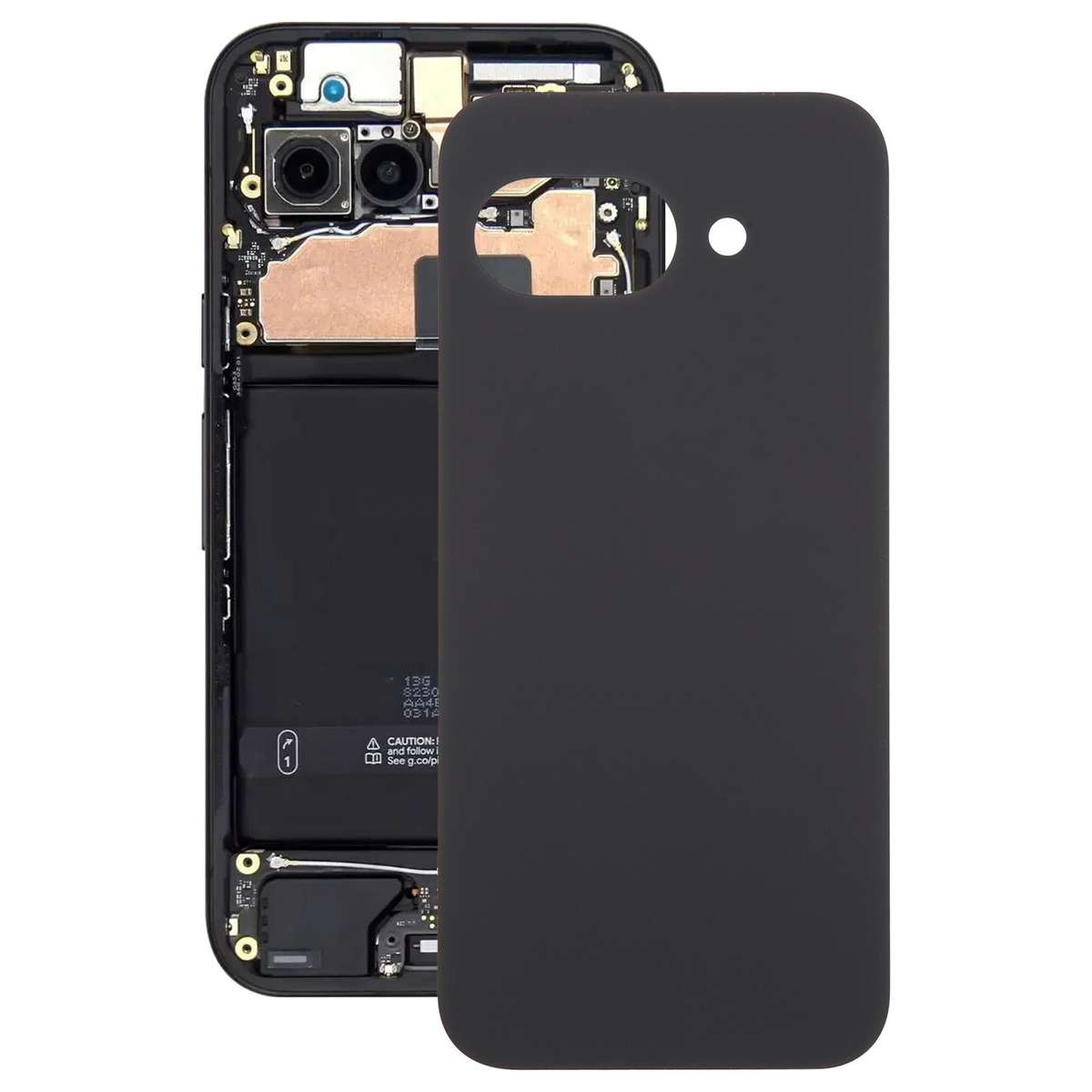 For Google Pixel 9a Original Back Cover(Black)