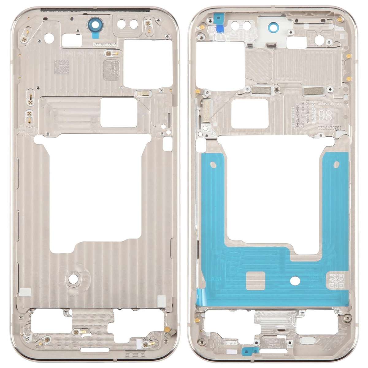 For Google Pixel 9 Pro Original Middle Frame Bezel Plate (Black)