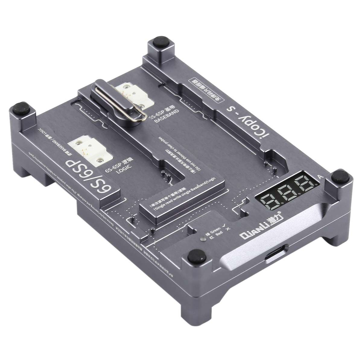 Qianli iCopy-S Double Sided Chip Test Stand 4 in1 Logic Baseband EEPROM Chip Non-removal For iPhone