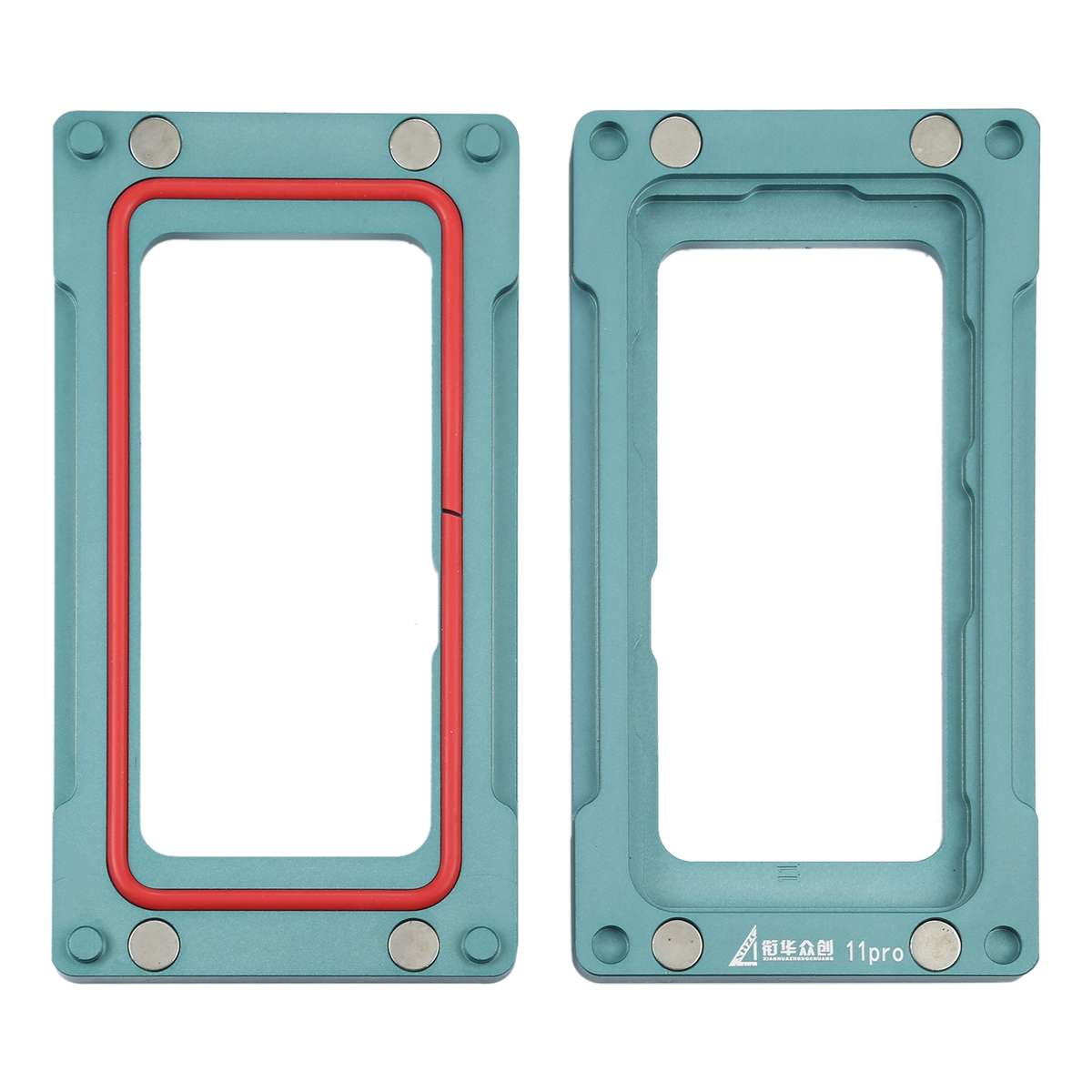 Magnetic LCD Screen Frame Bezel Pressure Holding Mold Clamp Mold For iPhone 11 Pro