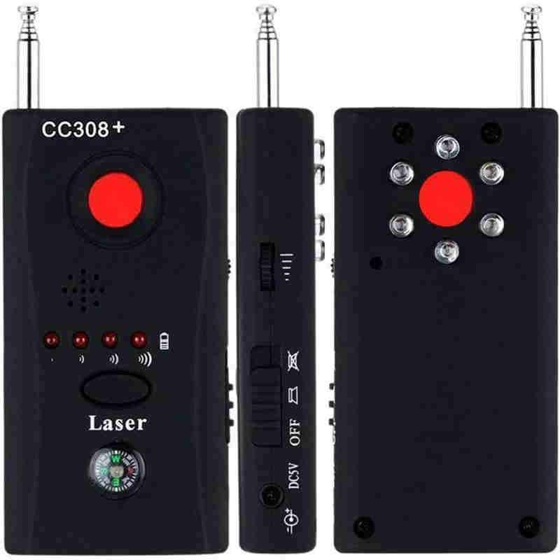 CC308 Full Range Camera Laser Detector Mini Wireless Camera Signal GSM Device Finder