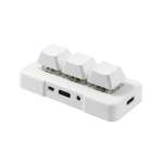 MK321BT Bluetooth 5.1 3 Keys Custom Keys Game Office PS Clip Macro Programming Keypad(Black)