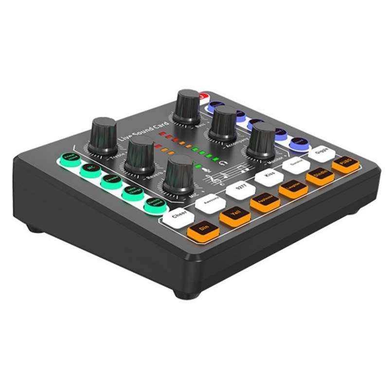 BM800 Live Sound Card with Condenser Microphone Kit(White)