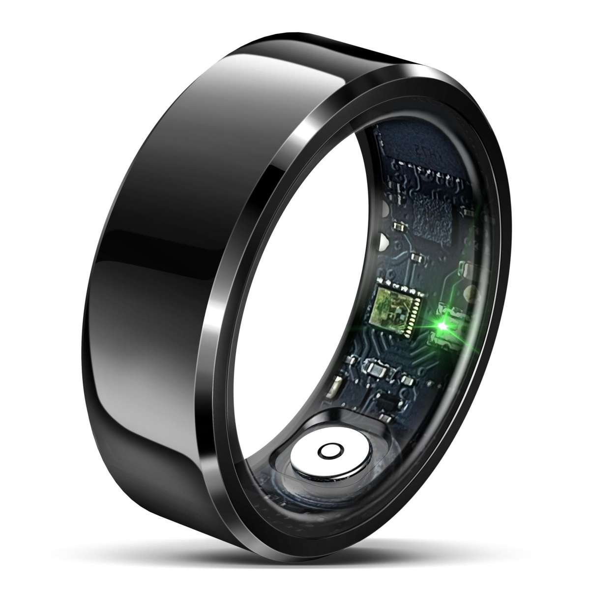 R6 SIZE 9 Smart Ring, Support Heart Rate / Blood Oxygen / Sleep Monitoring(Black)