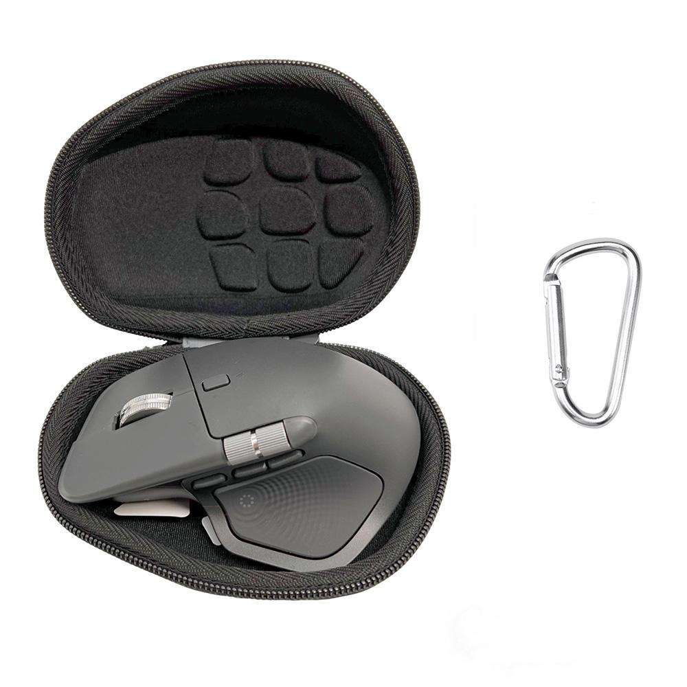 For Logitech MX Master 4 / 3S Mouse Carrying Case Portable PU Hard Shell Protective Case for Outdoor