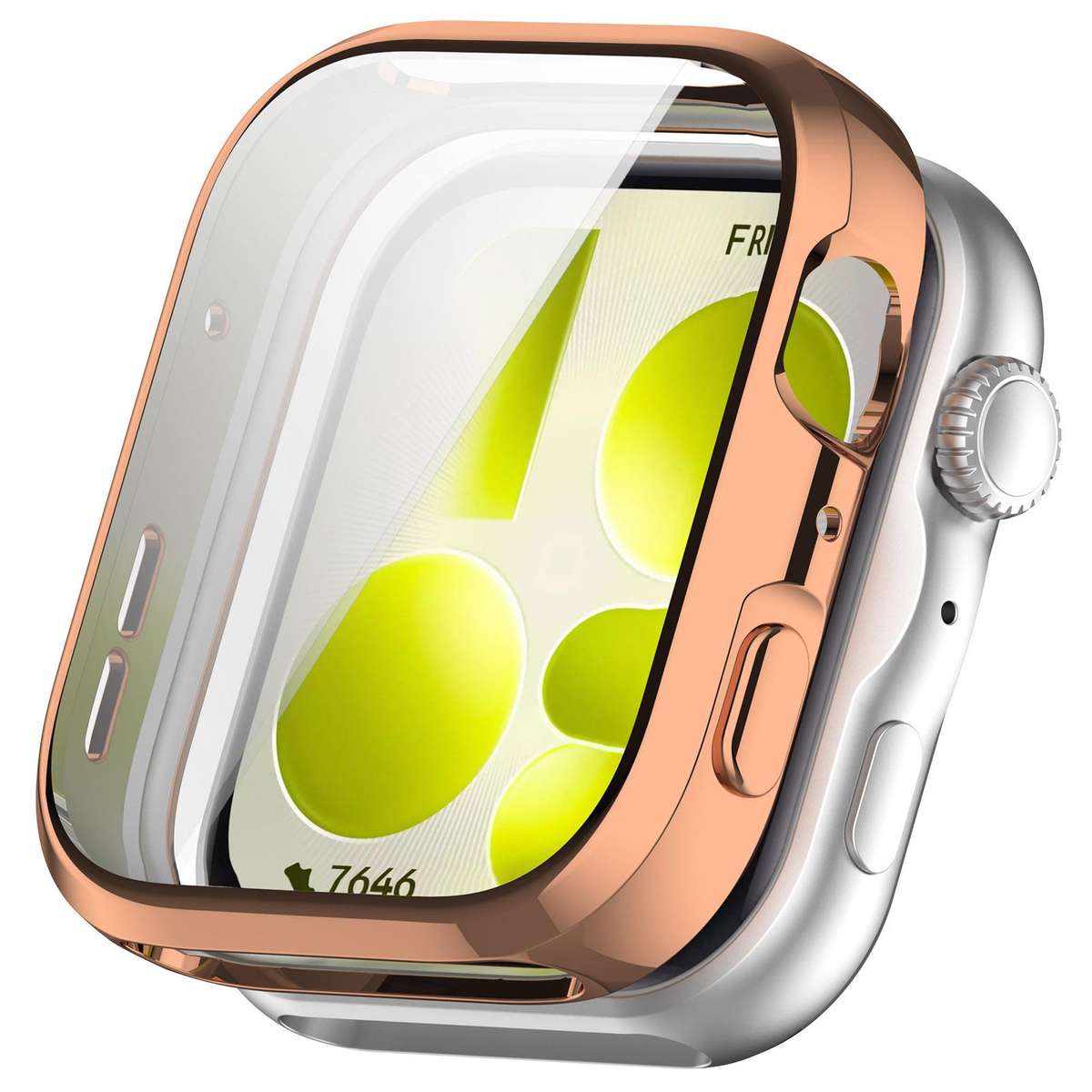 For Huawei Watch Fit 5 Pro Electroplated TPU Full Coverage Watch Protective Case(Pink)