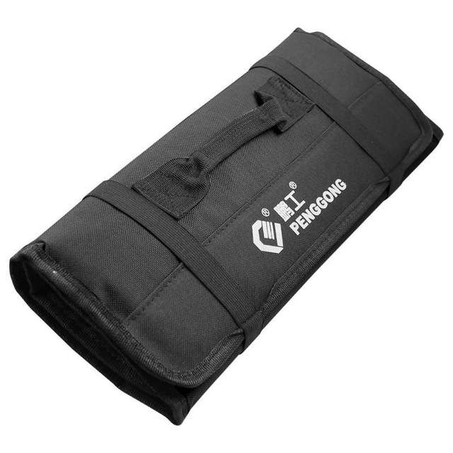 Multi-function Waterproof Oxford Carrying Folding Roll Bags Portable Storage Tool Bag(Black)
