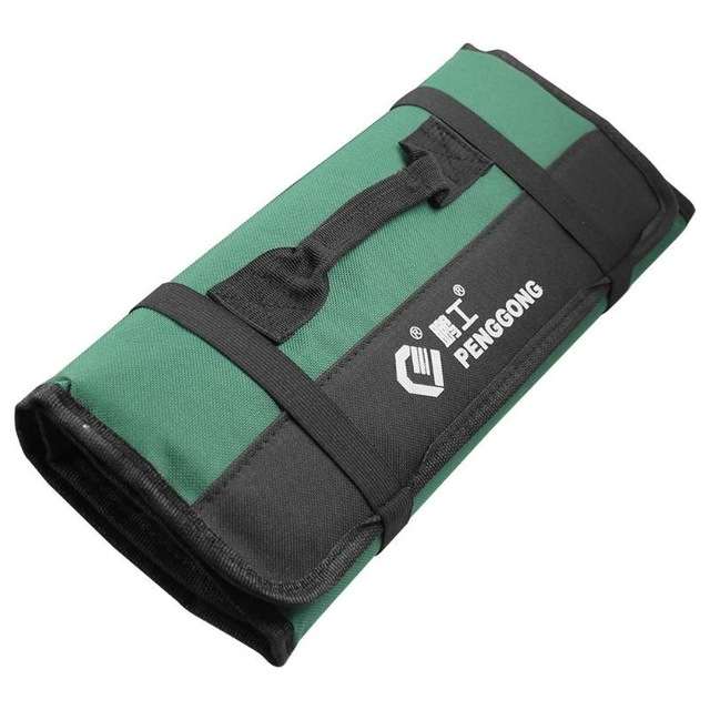 Multi-function Waterproof Oxford Carrying Folding Roll Bags Portable Storage Tool Bag(Black)