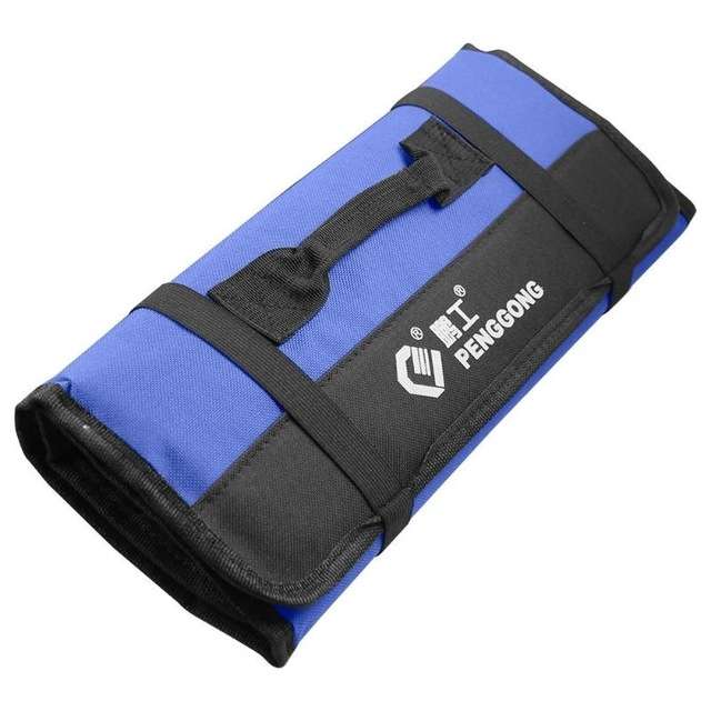 Multi-function Waterproof Oxford Carrying Folding Roll Bags Portable Storage Tool Bag(Black)