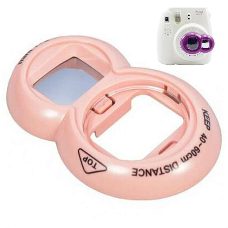 2PCS Selfie Mirror for Polaroid Mini7s / Mini8(White)